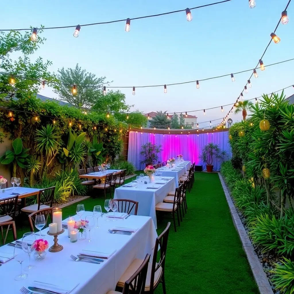 Salon De Fiestas Terraza Fiesta Jardín