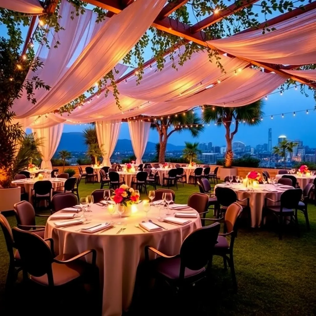 Salon De Fiestas Y Convenciones Terraza Jardin