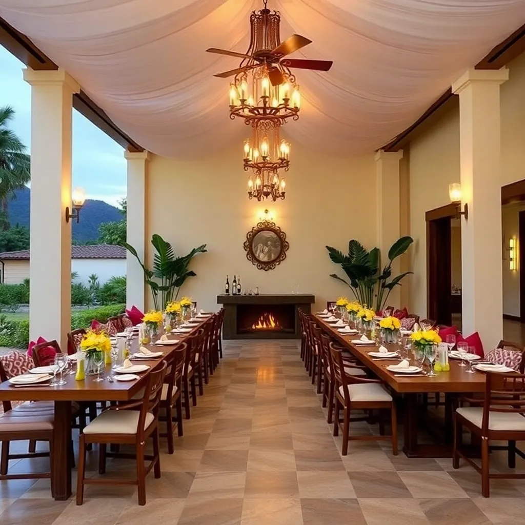 Villa Caoba Salón De Fiestas.