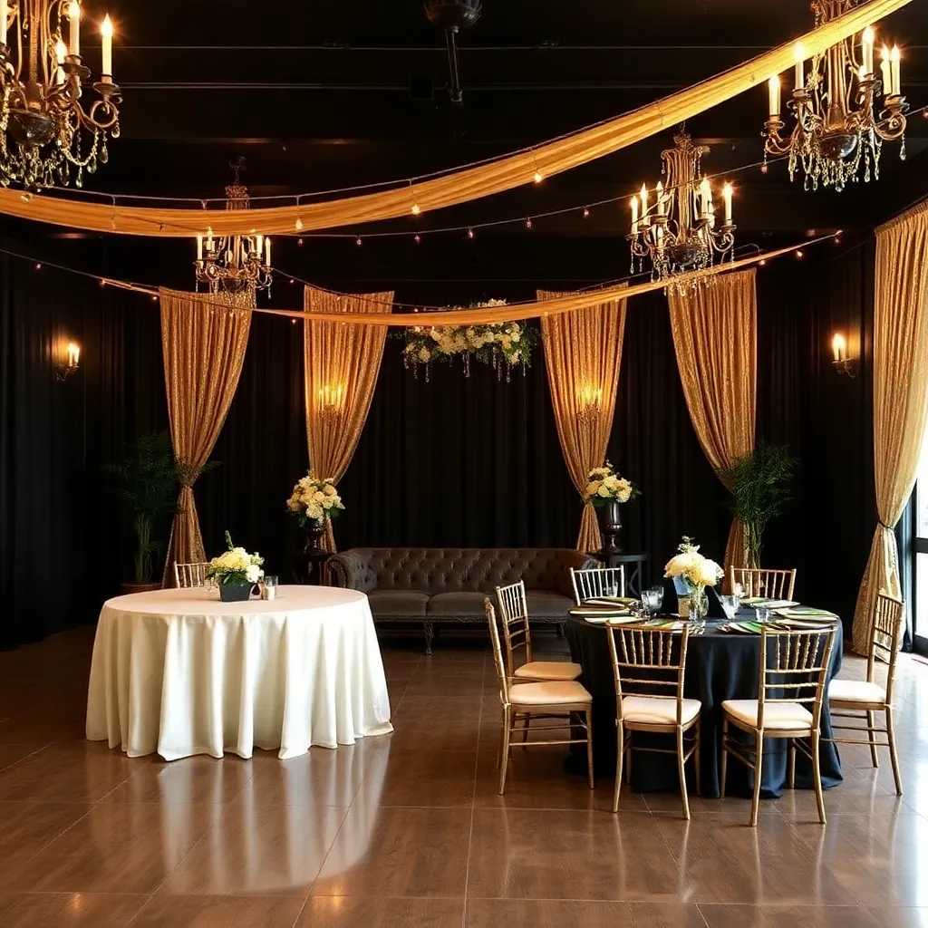 Vintage Black & Gold Eventos